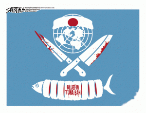Bluefin Tuna ban by John Sherffius