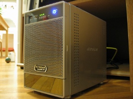 Home NAS device replaces a desktop computer for storage